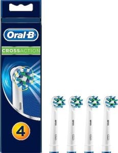 Oral-B Cross Action Şarjlı Diş Fırçası Yedek Başlık 4'lü