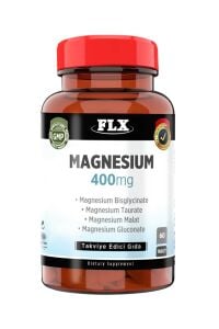 FLX Magnezyum Bisglisinat Malat Taurat Glukonat 60 Tablet