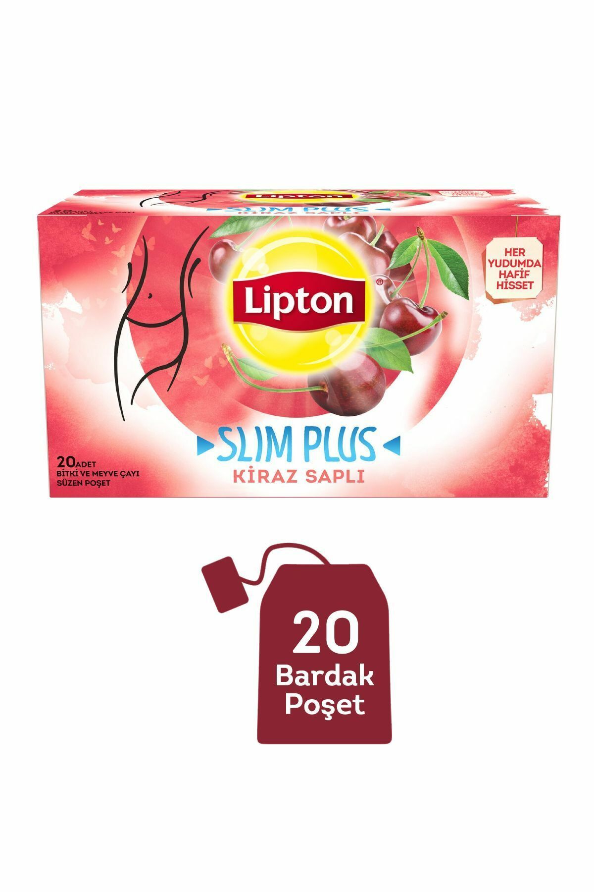 Lipton Kiraz Saplı Bitki Çayı 20'li