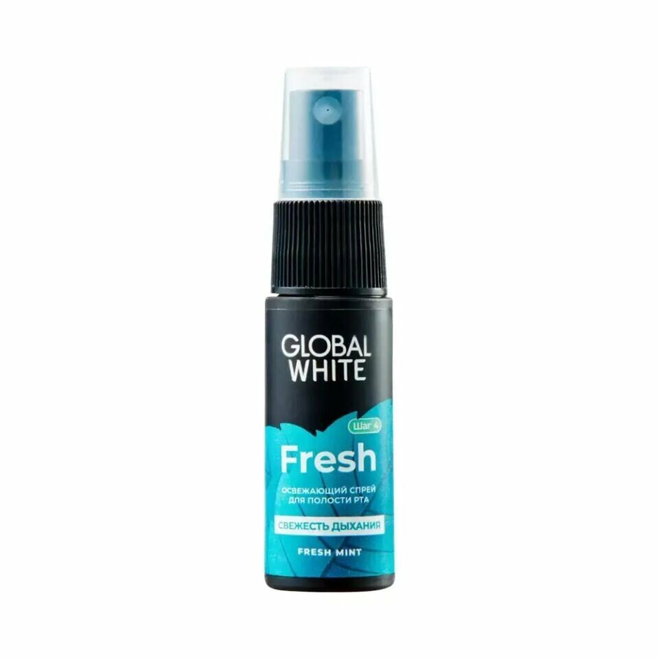 Global White Ağız Spreyi Fresh Mint 15 ml