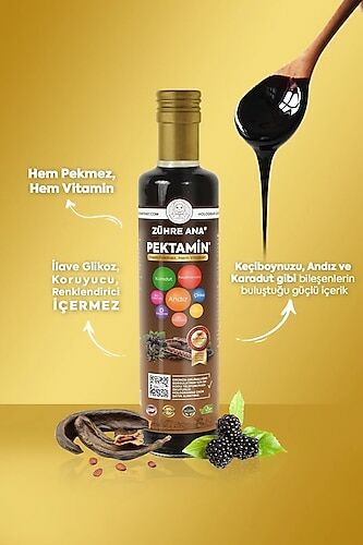 Zühre Ana Pektamin Karadut Keçiboynuzu ve Andız Pekmezi Karışımı 350 ml