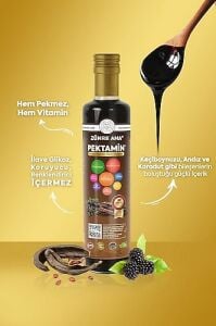 Zühre Ana Pektamin Karadut Keçiboynuzu ve Andız Pekmezi Karışımı 350 ml
