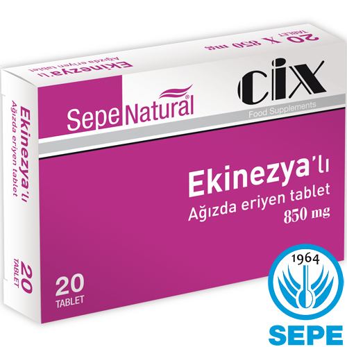 Cix Ekinezya Extract Tablet 20 x 850 mg (Eriyen Tablet)