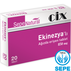 Cix Ekinezya Extract Tablet 20 x 850 mg (Eriyen Tablet)