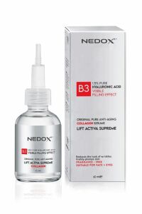 Nedox Kırışıklık Karşıtı Dolgunlaştırıcı Botoks B3 Kolajen Serum İnce Çizgi Sarkmalar 60 ml