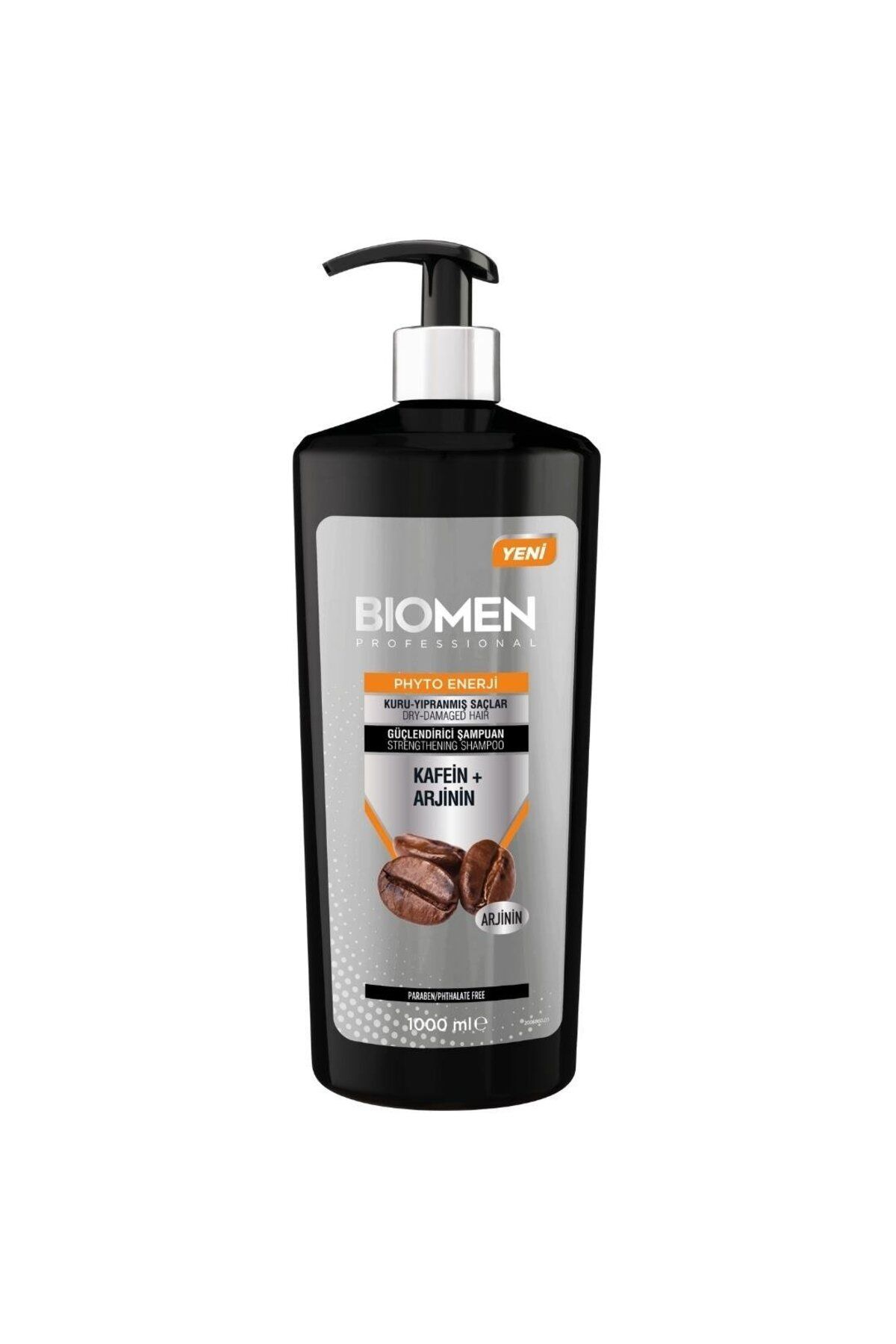 Biomen Kafein Arjinin Kuru Yıpranmış Saçlar İçin Şampuan 1000 ml