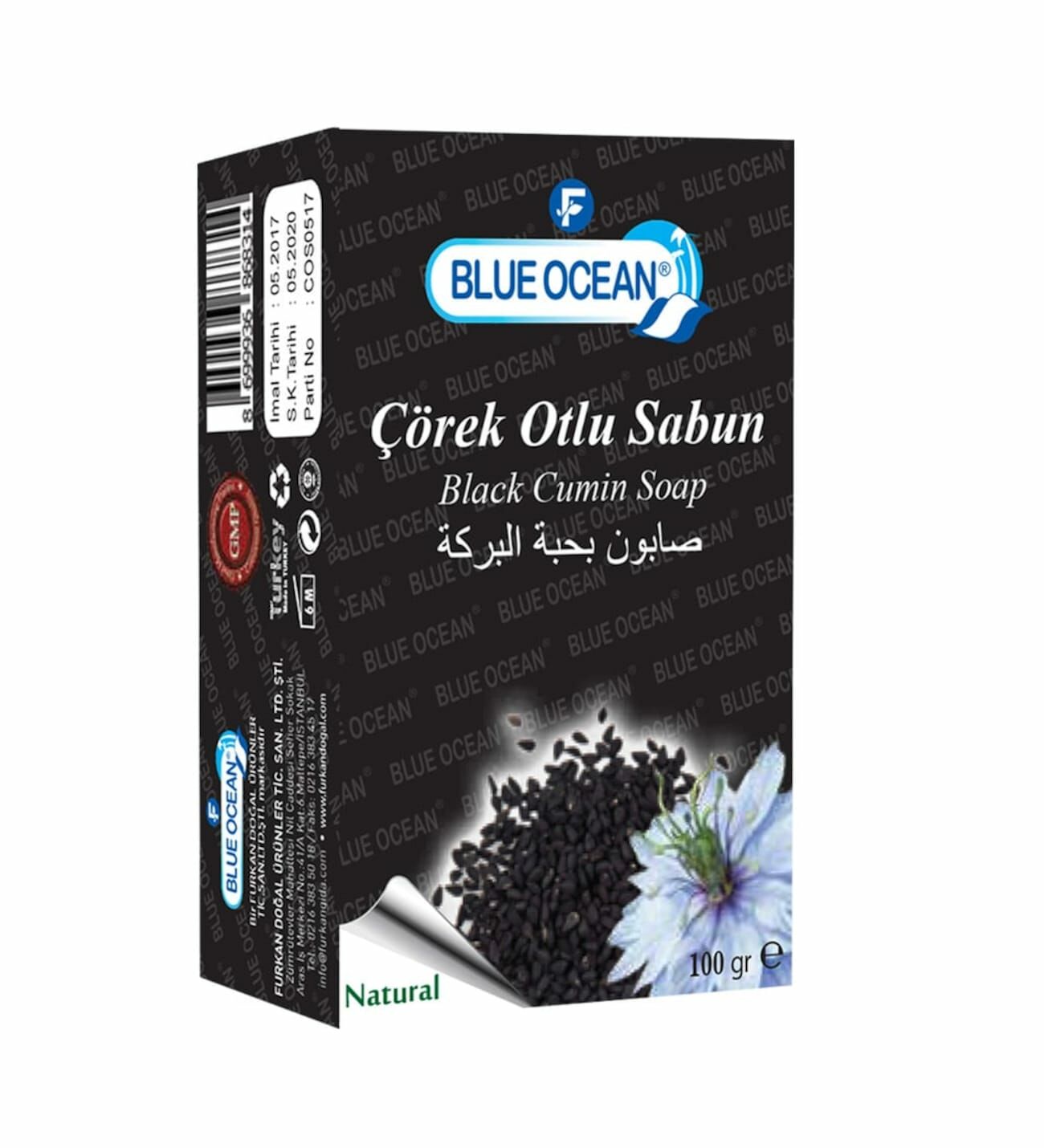 Blue Ocean Çörekotu Sabunu 100 gr
