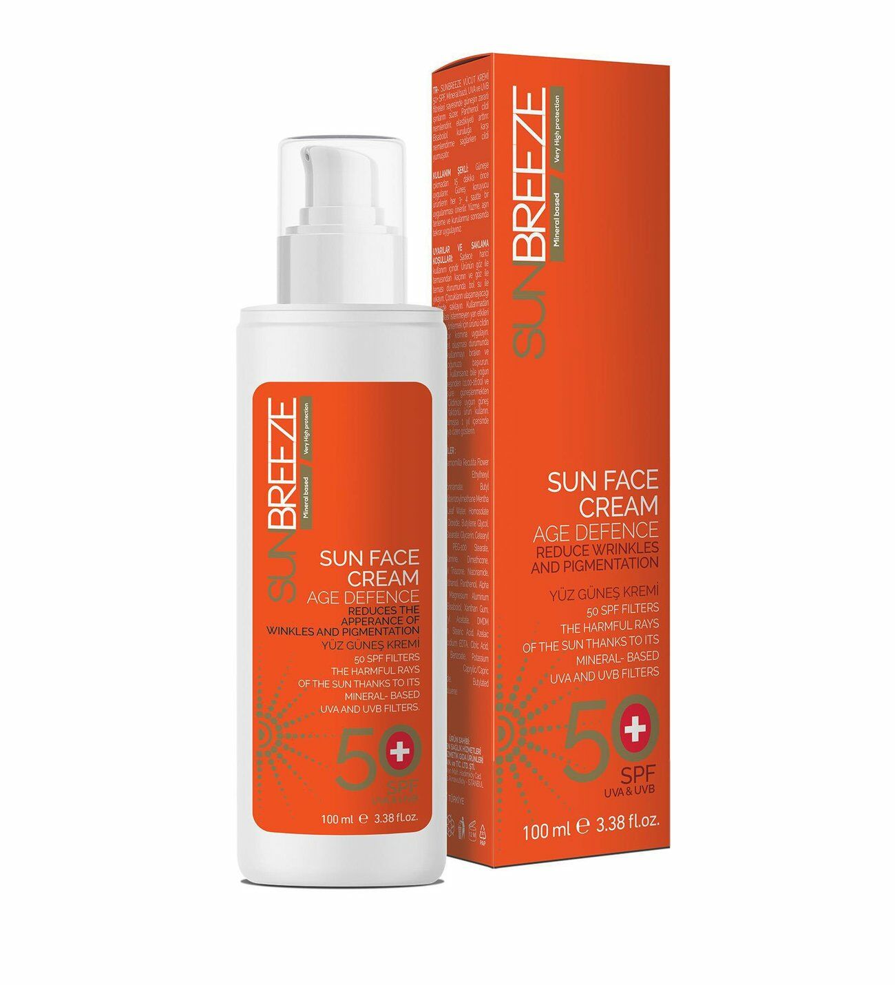 Sunbreeze Sun Face Cream SPF50 100 ml