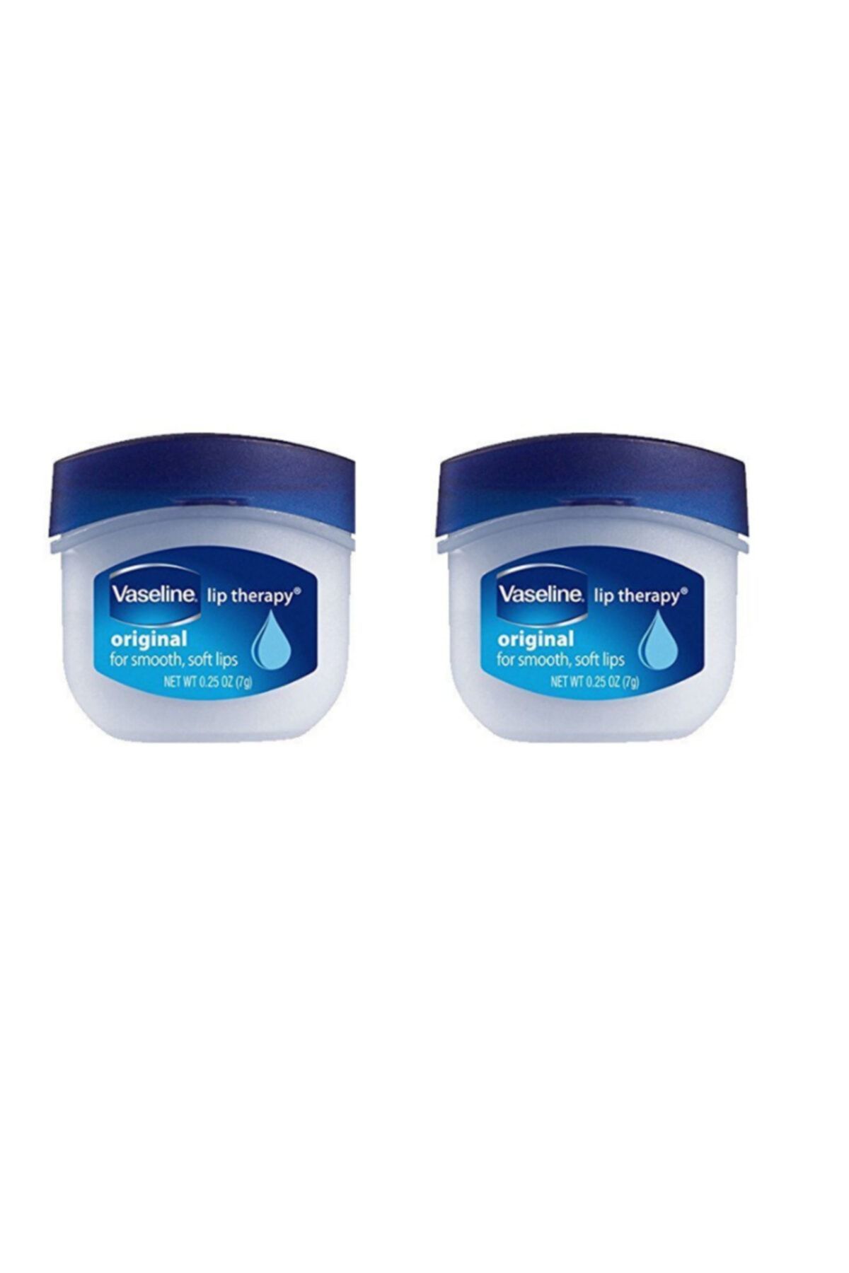 Vaseline Lip Therapy Original 7 gr 2'li