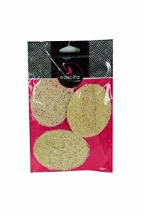 Nascita Doğal Kabak Lifli Peeling Oval Yüz Pedi Kese 3 Adet 9x7 cm