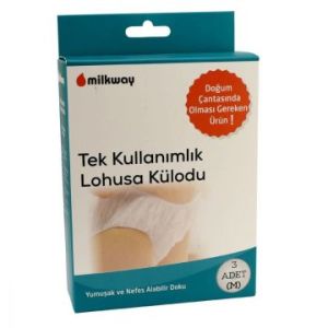 Milkway Tek Kullanımlık Lohusa Külodu 3 Adet (M)