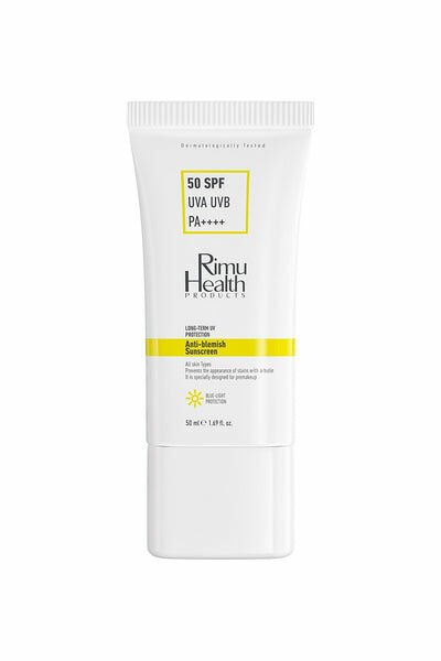 Rimu Health Products Lekeli Ciltler İçin Cilt Tonu Eşitleyici Güneş Kremi SPF50 50 ml
