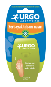 URGO Sert Ayak Tabanı Nasırı Tedavisi için 5 Adet Jel Bant