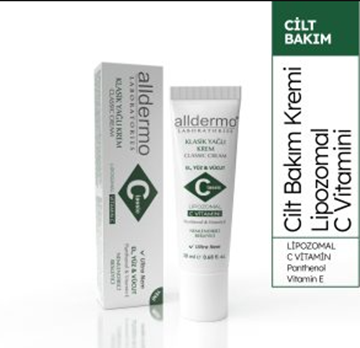Alldermo Klasik Yağlı C Vit Yoğun Bakım Kremi 250 ml