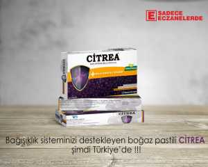 Citrea Kara Mürver Pastil 12 li