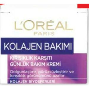 L'oreal Paris Kolajen Bakımı Kırışıklık Karşıtı Günlük Bakım Kremi 50 ml