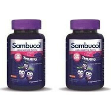 Sambucol Plus Kids Yummies 60 Çiğneme Tableti - 2 Adet