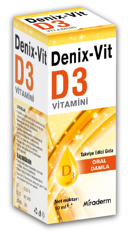 DENIX-VIT D3 DAMLA 20 ML(MIRADERM)