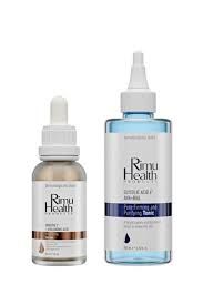 Rimu Health Products Koyu Leke ve Gözenek Önlemeye Yardımcı Bakım Seti -  Serum 30 ml + Tonik 200 ml
