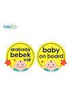 Babyjem Araba Cam Yazısı - Arabada Bebek Var