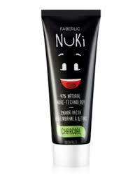 Faberlic Nuki Diş Macunu Aktif Kömür Beyazlatıcı Detoks 75 ml