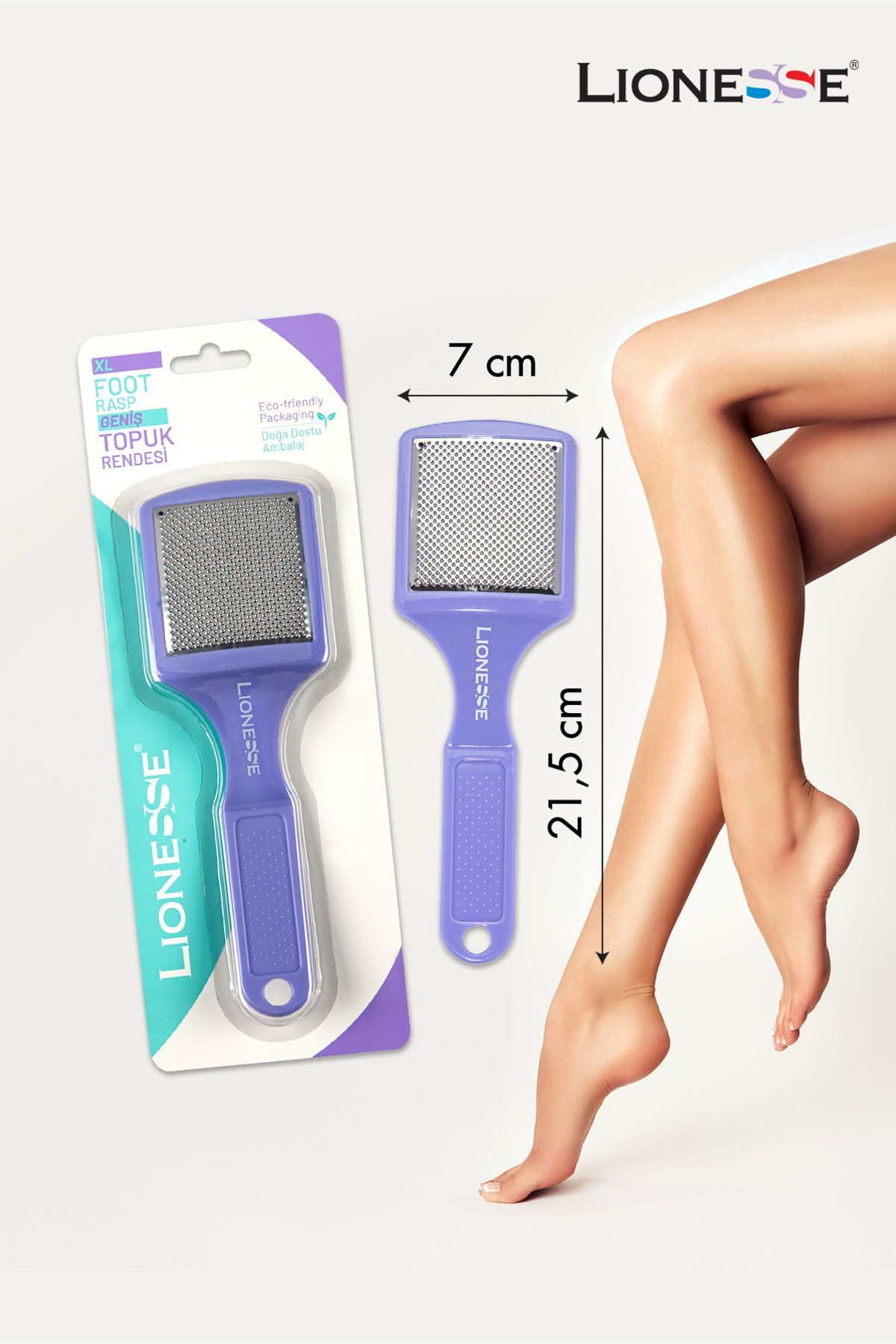 Lionesse Plastik Saplı Geniş Topuk Rendesi xLarge