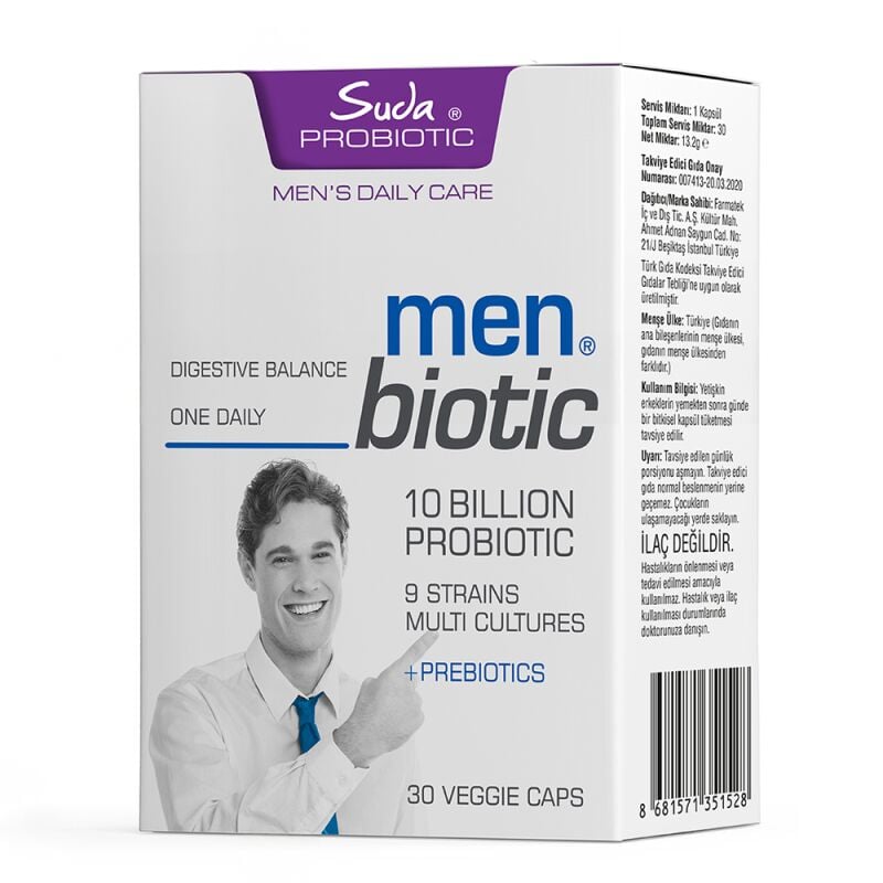 SUDA PROBIOTIC MEN BIOTIC 30 CAPS