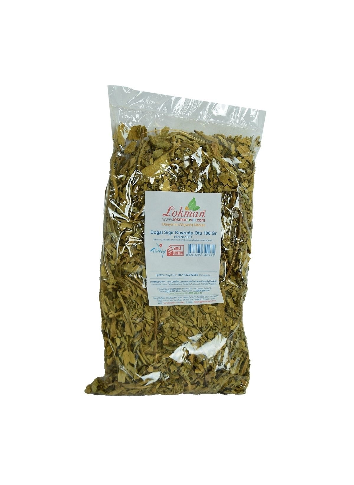 Lokmanavm Sığır Kuyruğu Otu Doğal 100 gr