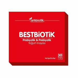 Doğadan Bizim Artıbiotik Bestbiotik Probiyotik Prebiyotik Yoğurt Mayası 30 Saşe