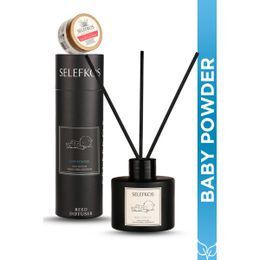 Selefkos Bebek Pudra Kokulu Bambu Çubuklu Oda Kokusu 110 ml