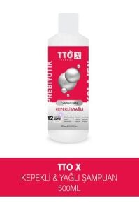 Tto X Kolajen ve Prebiyotik Kepekli Yağlı Saçlar Şampuan 500 ml