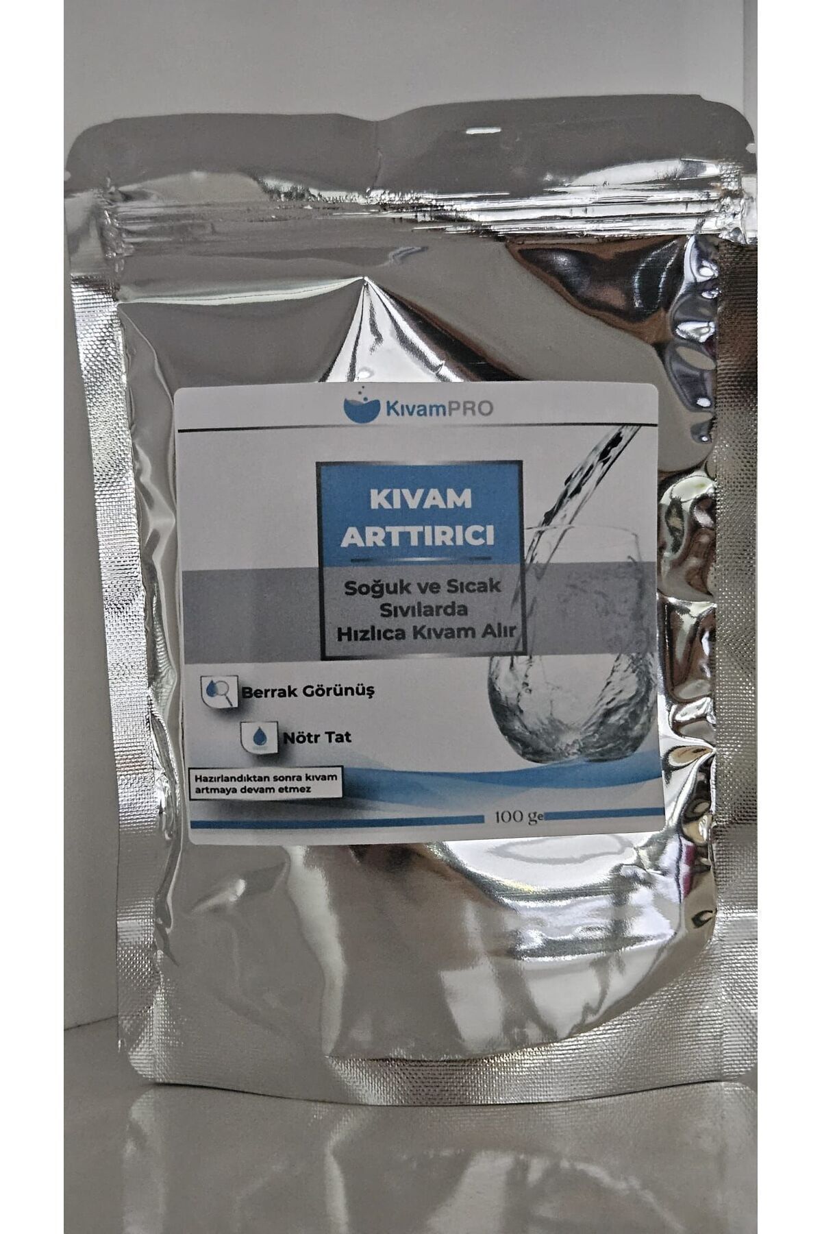 Kıvampro Kıvam Arttırıcı Yetişkinler İçin Gıda Kıvam Verici Toz Karışım 100 gr