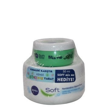 Nivea Soft El-Vücut-Yüz Nemledirici Kremi 200 ml + 50ml Mix Me Hediye