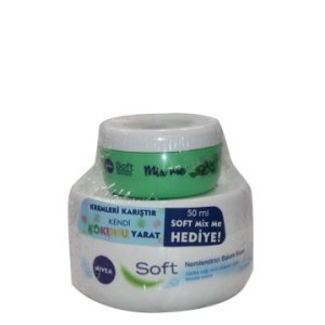Nivea Soft El-Vücut-Yüz Nemledirici Kremi 200 ml + 50ml Mix Me Hediye