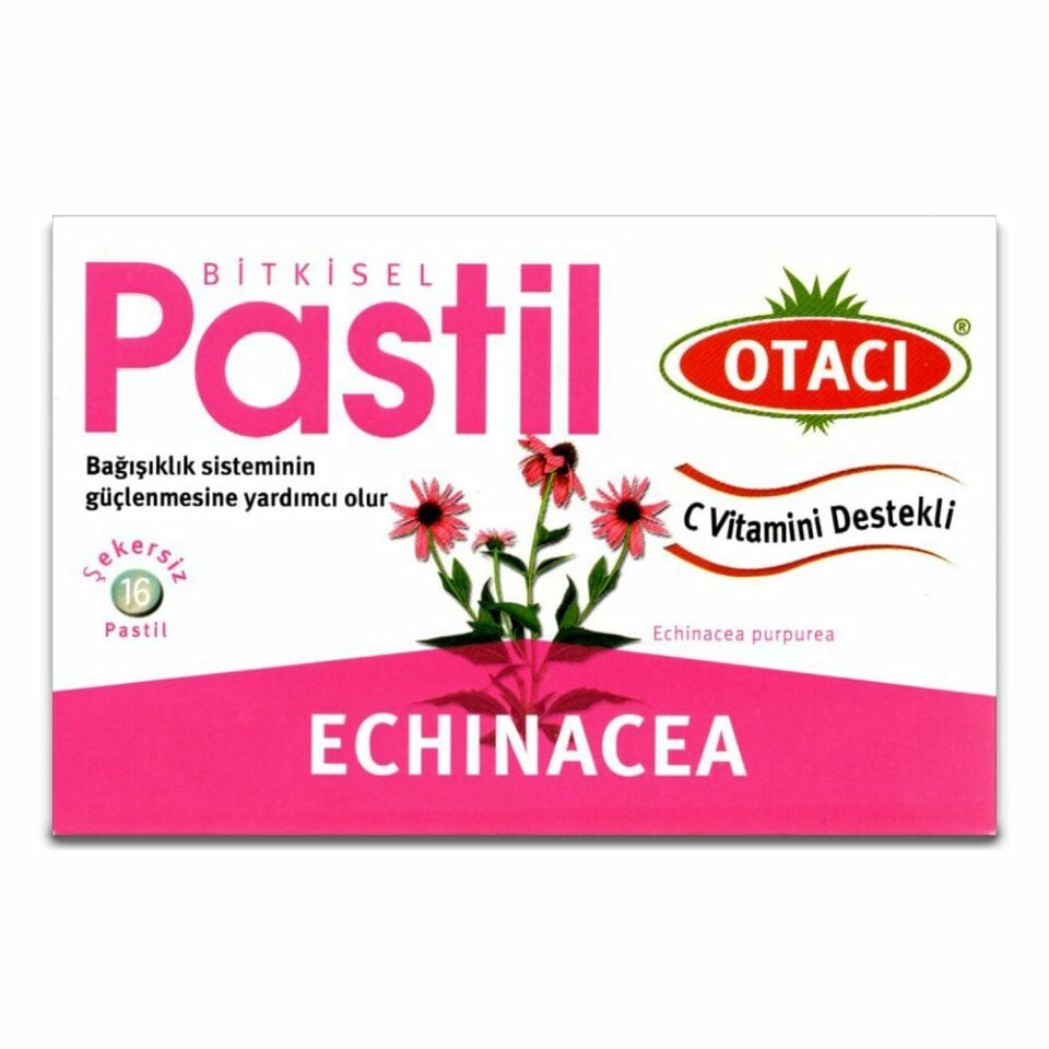 SKT:08/2024 Otacı Echinacea (ekinezya) Pastil 16 Adet
