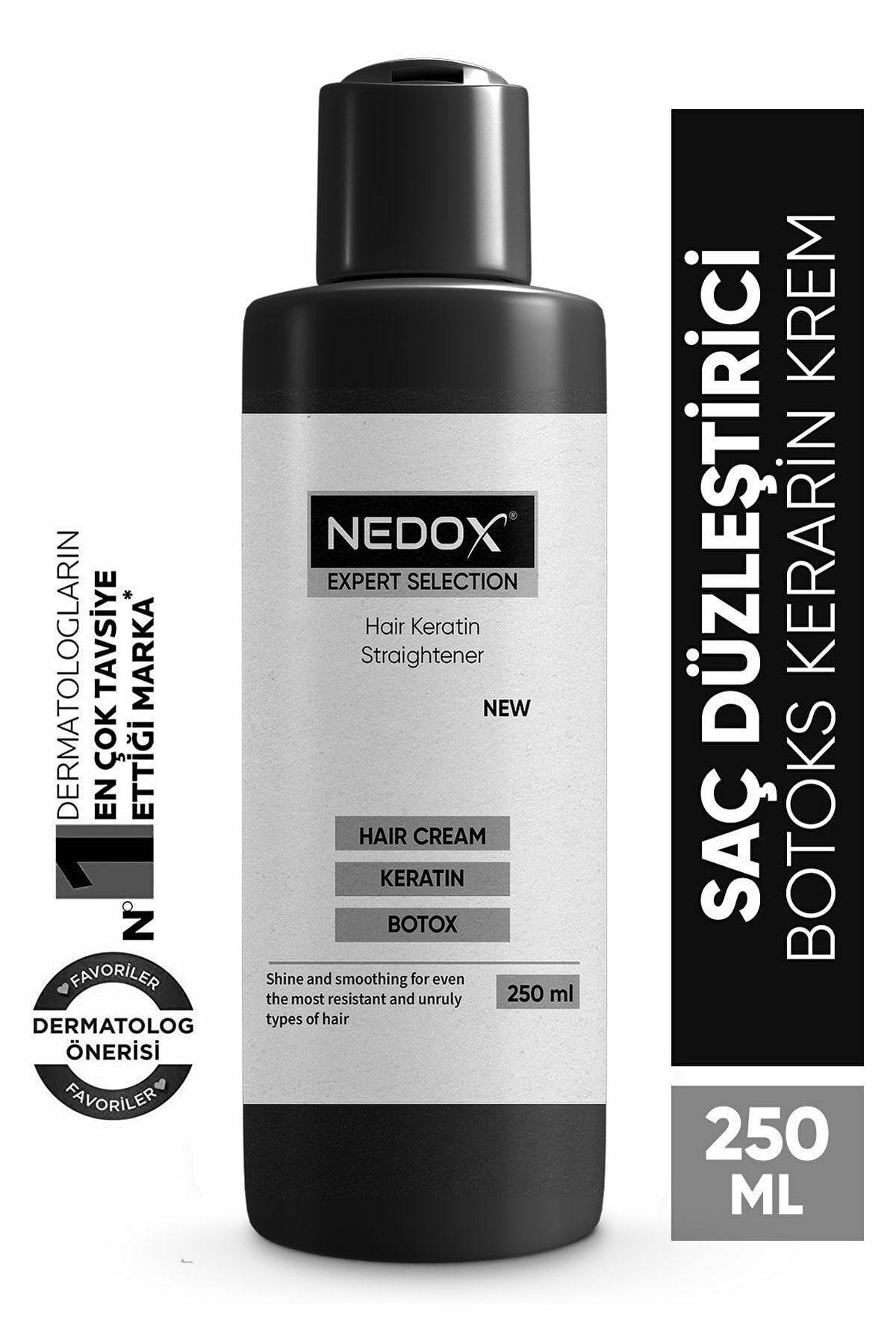 Nedox Saç Düzleştirici Şekillendirici Keratin Botoks Krem 250 ml