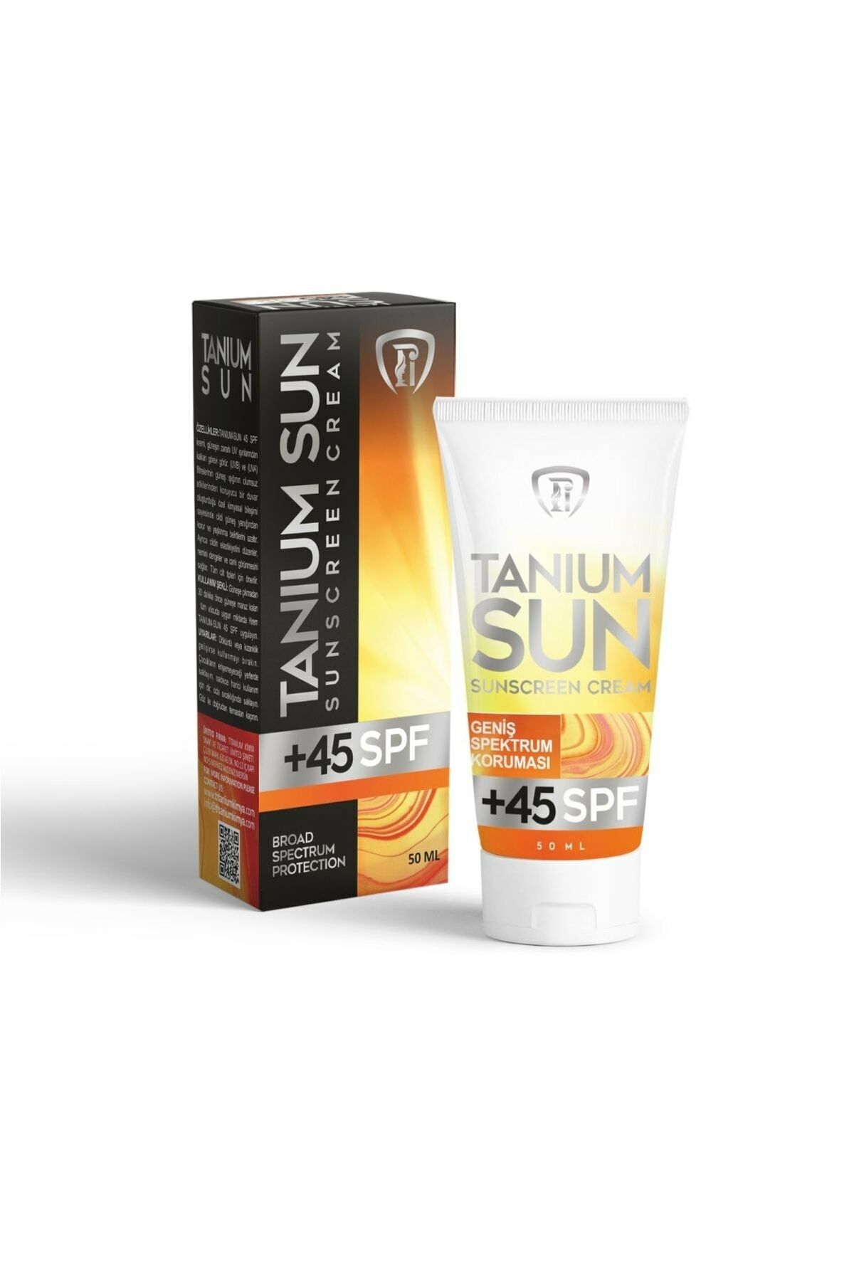 Tanium Sun Cream Tanium Sun Güneş Koruyucu Kremi SPF45+ 50 ml