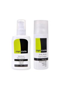 Capicade Yağlı Ciltler İçin Bakım Seti - Temizleme Jeli 150 ml + Beyazlatıcı Krem 50 ml