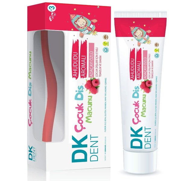 DK Dent Kids Diş Macunu 50 ml + Diş Fırçası Hediyeli