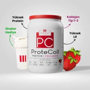 Hellobari Formula Protecoll Whey Protein&Kollajen Çilek Aromalı 10 Porsiyon
