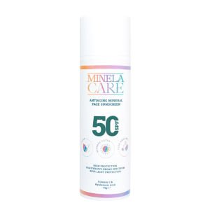 Minela Care Antiaging %100 Organik Mineral Filtreli Yüz Güneş Kremi SPF50+ Pa++++ 70 gr