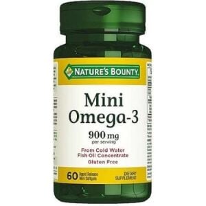 Nature's Bounty Mini Omega-3 900 mg Takviye Edici Gıda 60 Tablet
