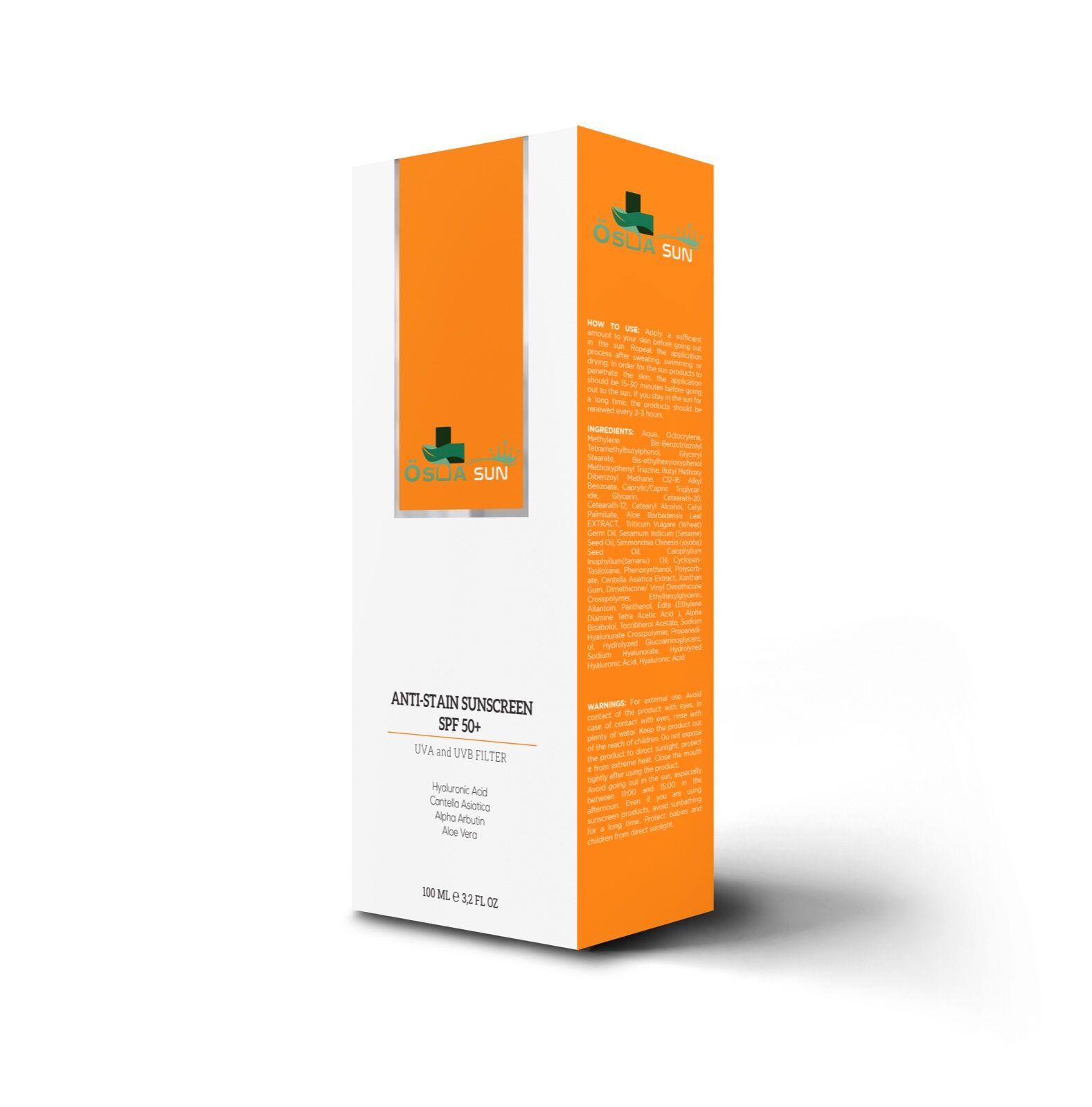 Östasun Sunscreen Cream SPF50+ 100 ml