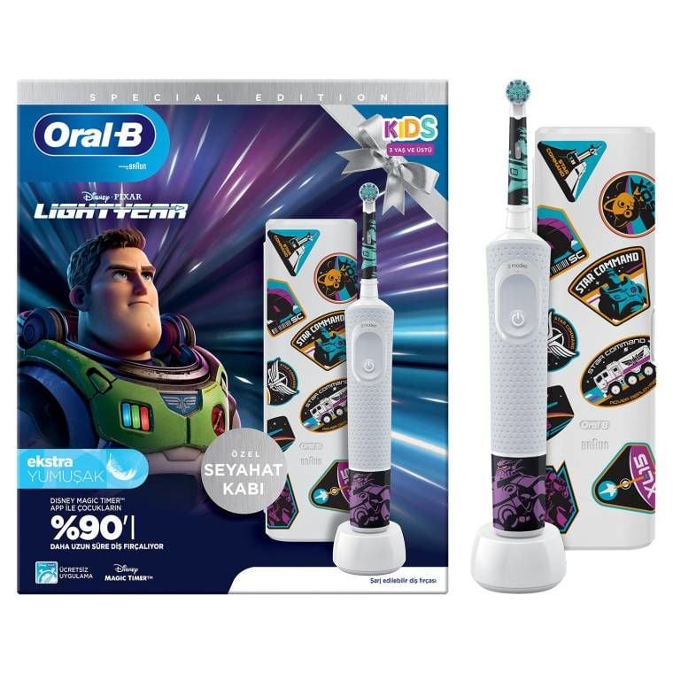 Oral-B Raya 3+ Ekstra Yumuşak Şarj Edilebilir Diş Fırçası