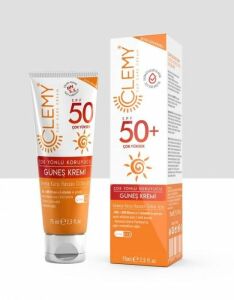Clemy Güneş Kremi Hassas Ciltler Spf50+ 75ml