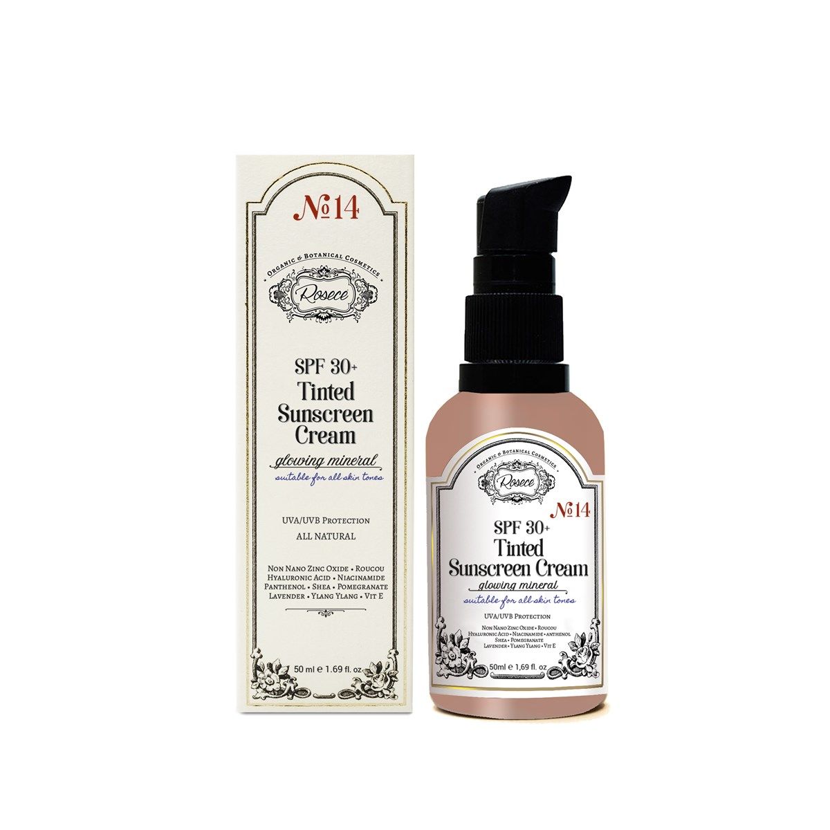 Rosece Renkli Güneş Kremi SPF30 50 ml