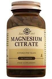 Solgar Magnesium Citrate 200 mg 60 Tablet