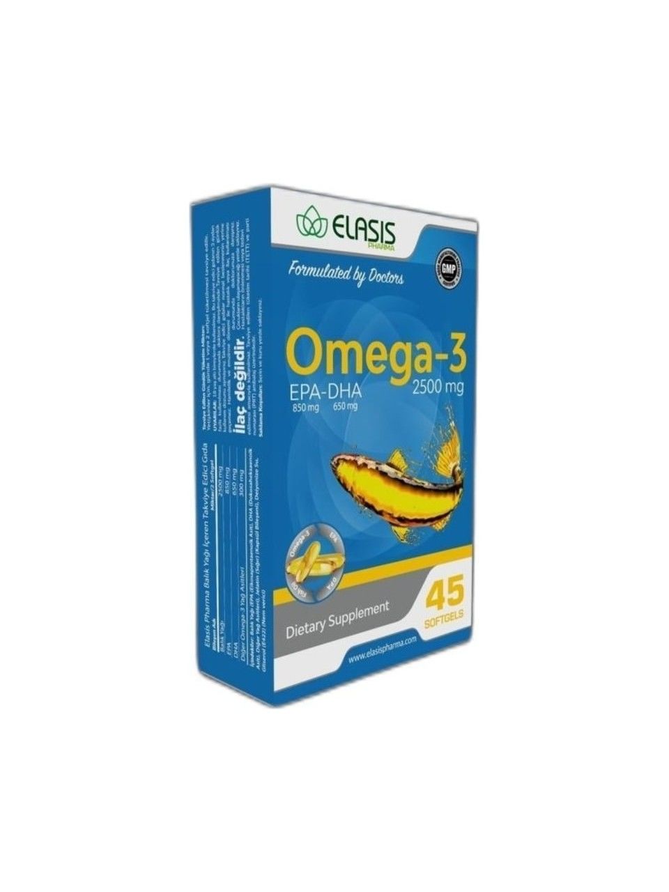 Elasis Omega-3 2500 mg 45 Softjel