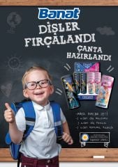 BANAT BATMAN SİLİNDİR KUTU OKUL SETİ FIRÇA+MACUN+KORUMA KAPAĞI