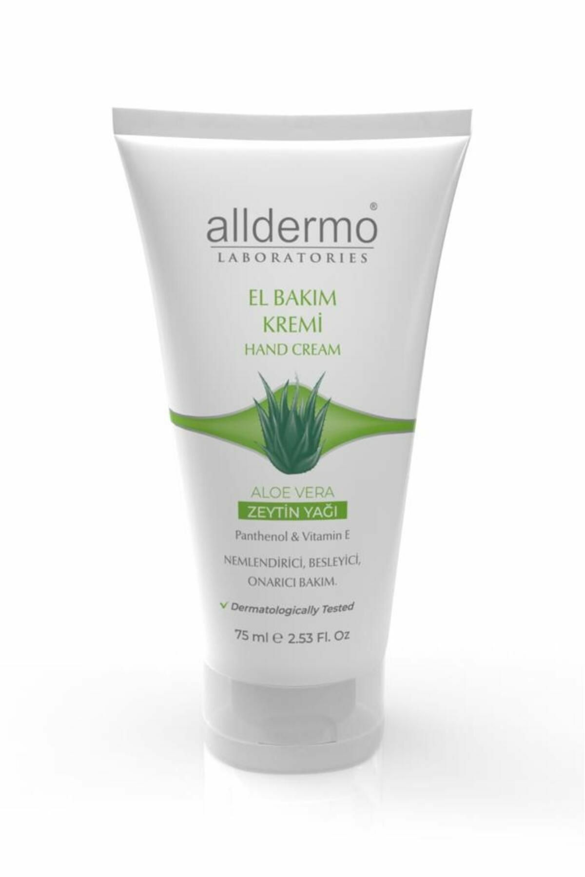 Alldermo Zeytinyağı ve Aloe Veralı El Bakım Kremi 75 ml